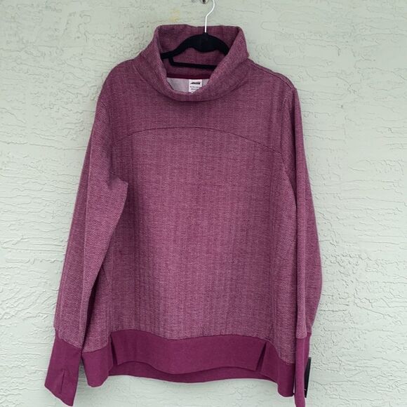Avia Sz XL (16-18) NWT Herringbone Pullover Relaxed Fit - Picture 2 of 13